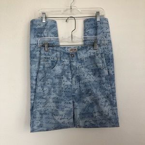 RARE GUESS Jeans American Edition Writing Pants
